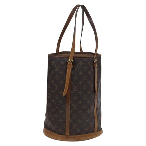 LOUIS VUITTON Monogram Bucket GM Shoulder Bag M42236 LV Auth IN060 - Picture 1 of 16